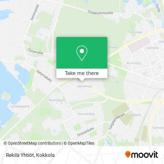 Rekilä Yhtiöt map