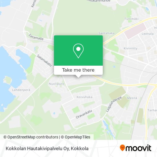 Kokkolan Hautakivipalvelu Oy map