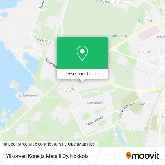 Ylikorven Kone ja Metalli Oy map
