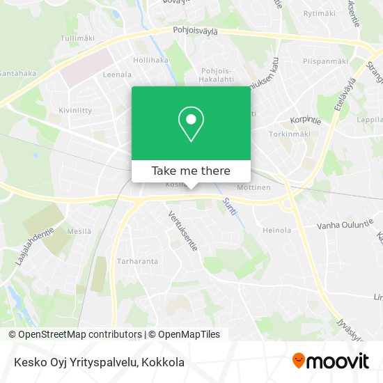 Kesko Oyj Yrityspalvelu map