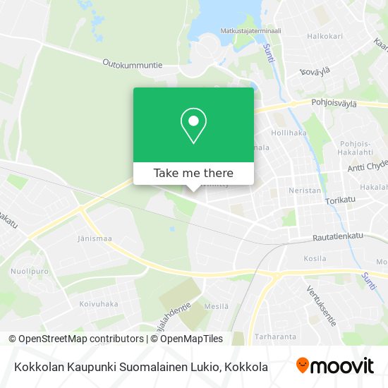 Kokkolan Kaupunki Suomalainen Lukio map