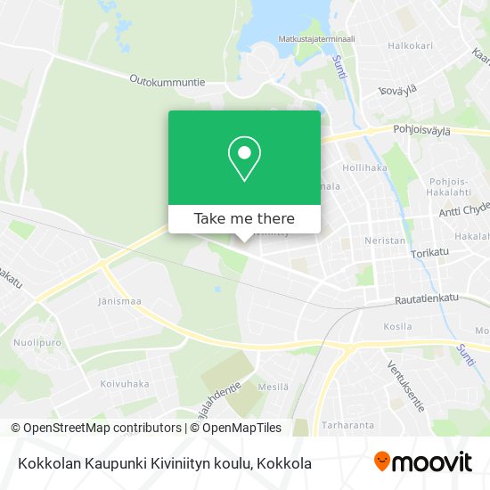 Kokkolan Kaupunki Kiviniityn koulu map