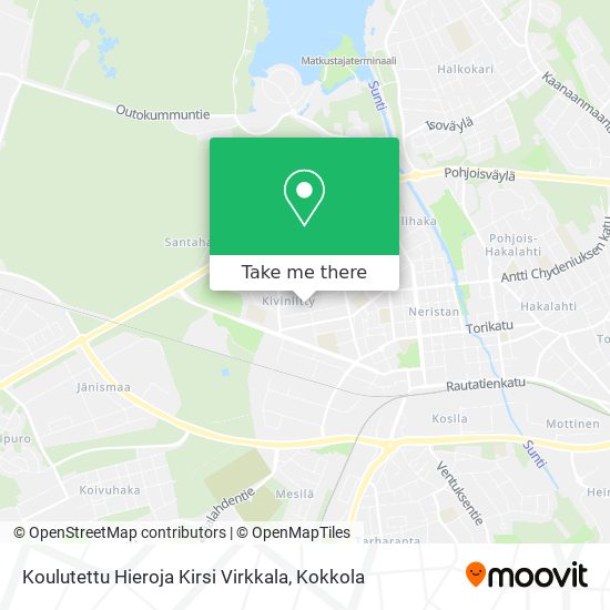 Koulutettu Hieroja Kirsi Virkkala map