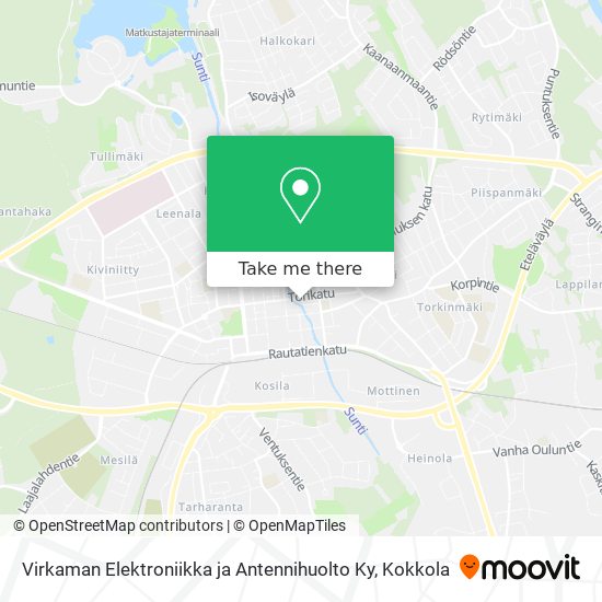 Virkaman Elektroniikka ja Antennihuolto Ky map