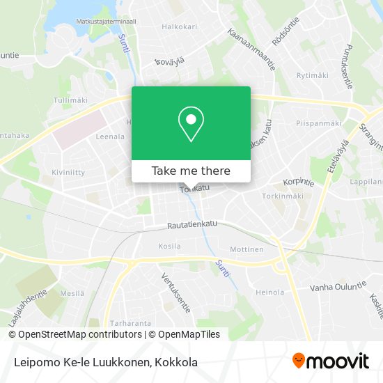 Leipomo Ke-le Luukkonen map