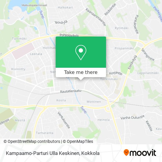 Kampaamo-Parturi Ulla Keskinen map