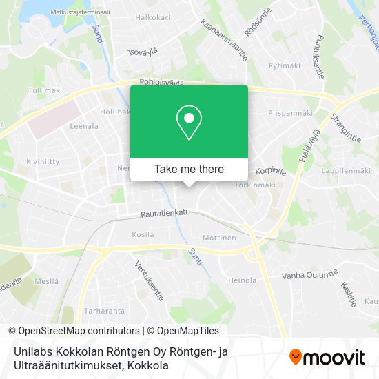 Unilabs Kokkolan Röntgen Oy Röntgen- ja Ultraäänitutkimukset map