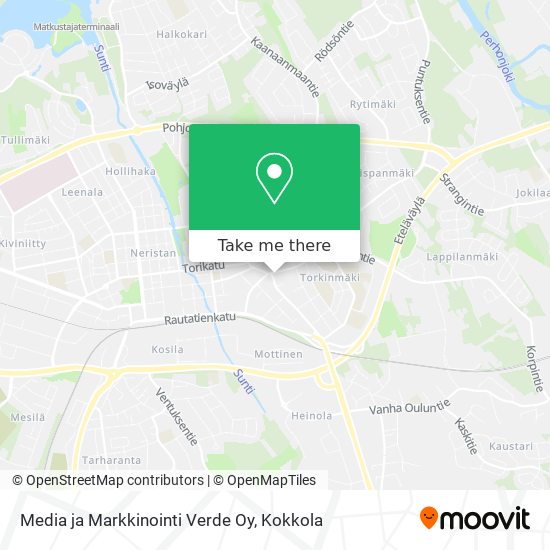 Media ja Markkinointi Verde Oy map