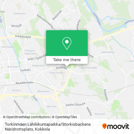 Torkinmäen Lähiliikuntapaikka / Storkisbackens Näridrottsplats map
