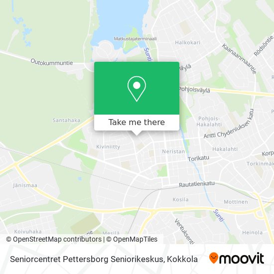 Seniorcentret Pettersborg Seniorikeskus map