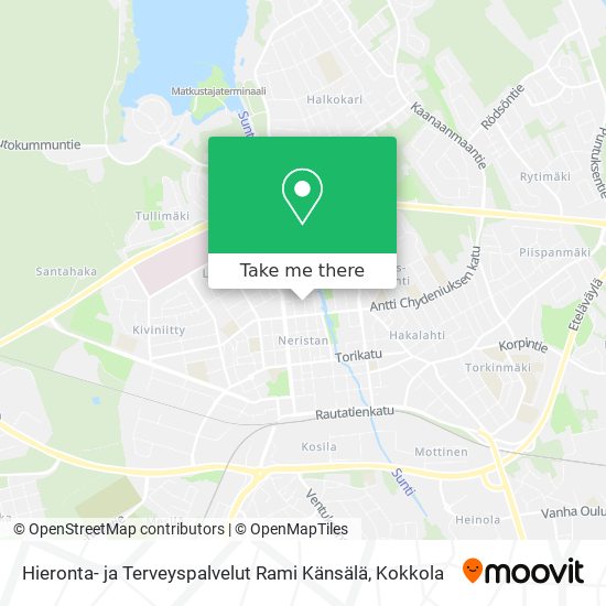 Hieronta- ja Terveyspalvelut Rami Känsälä map