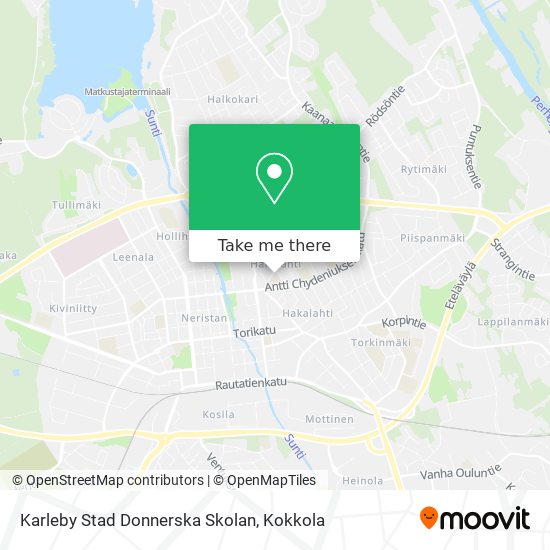 Karleby Stad Donnerska Skolan map