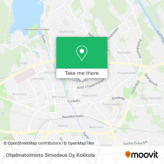 Ohjelmatoimisto Simodeus Oy map