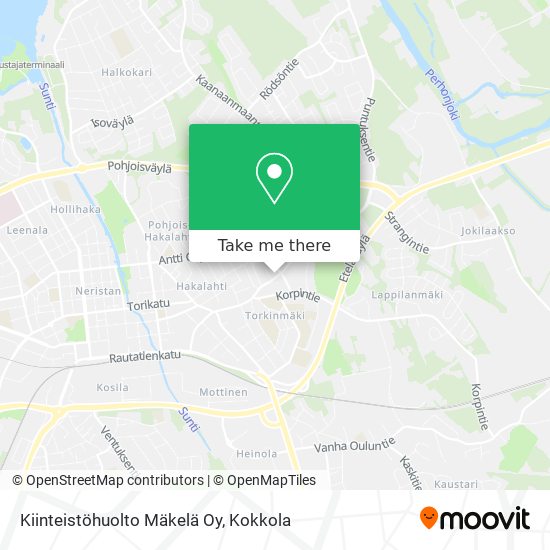 Kiinteistöhuolto Mäkelä Oy map