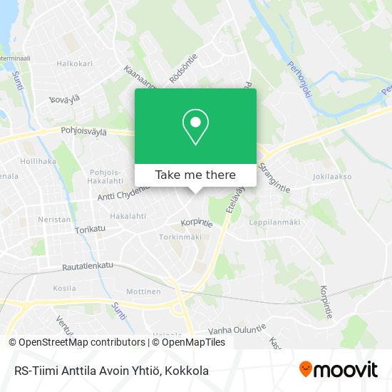 RS-Tiimi Anttila Avoin Yhtiö map