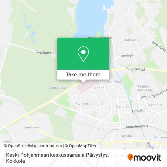 Keski-Pohjanmaan keskussairaala-Päivystys map