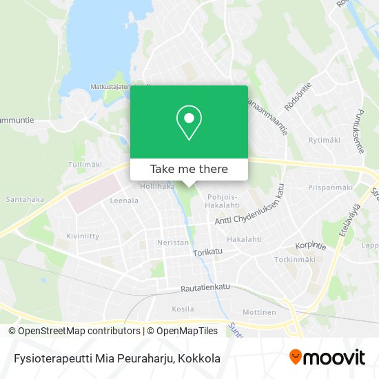 Fysioterapeutti Mia Peuraharju map