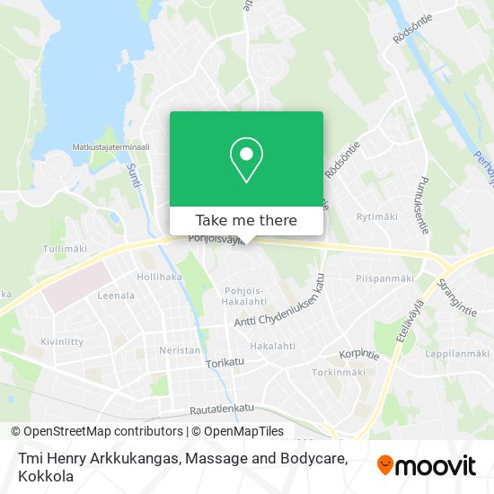 Tmi Henry Arkkukangas, Massage and Bodycare map