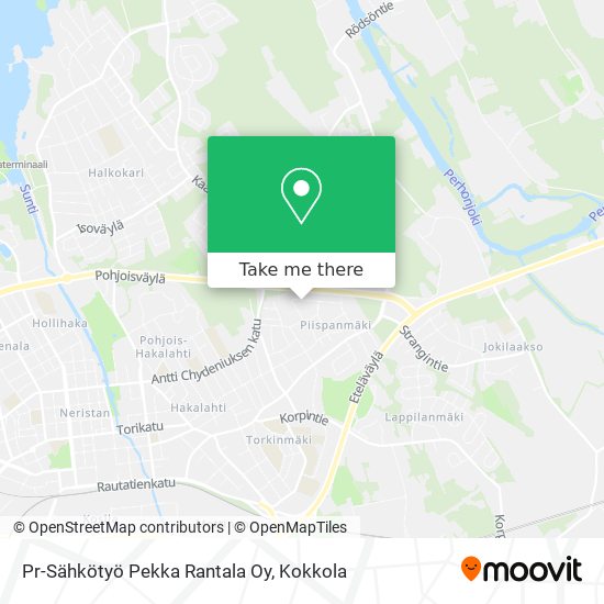 Pr-Sähkötyö Pekka Rantala Oy map