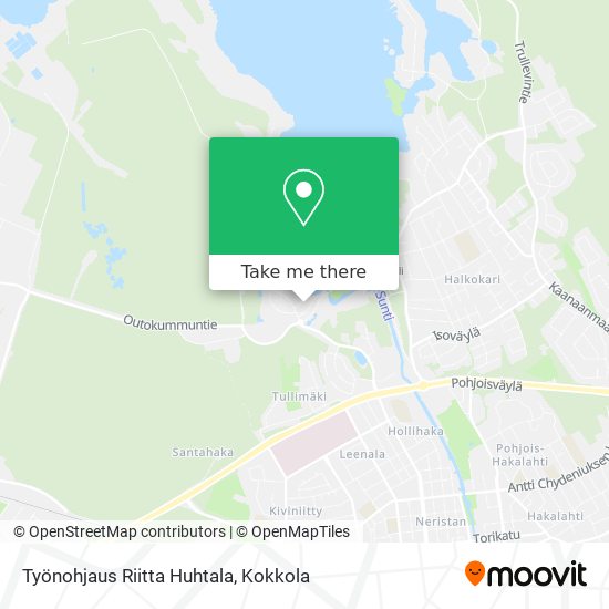 Työnohjaus Riitta Huhtala map