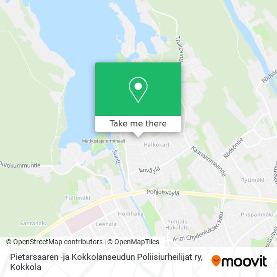 Pietarsaaren -ja Kokkolanseudun Poliisiurheilijat ry map