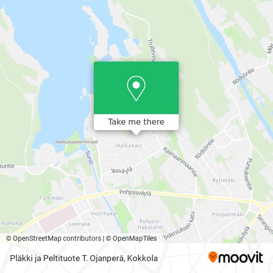 Pläkki ja Peltituote T. Ojanperä map