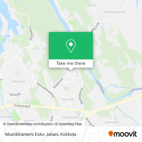 Mustikkaniemi Esko Juhani map