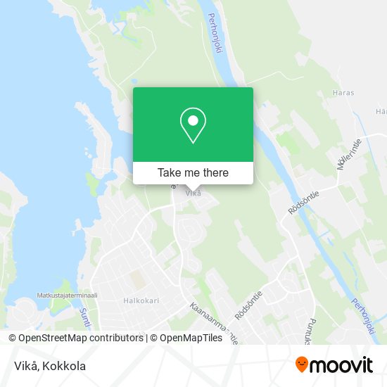 Vikå map