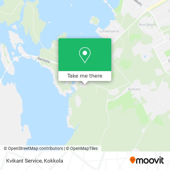 Kvikant Service map