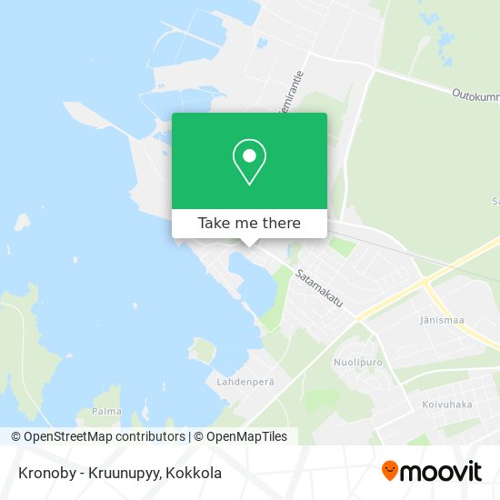 Kronoby - Kruunupyy map