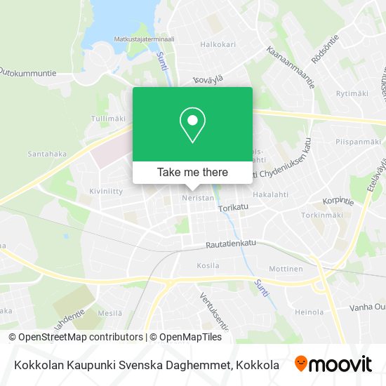 Kokkolan Kaupunki Svenska Daghemmet map