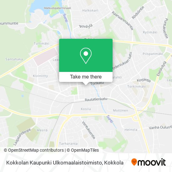 Kokkolan Kaupunki Ulkomaalaistoimisto map