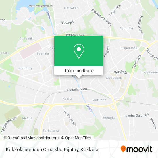 Kokkolanseudun Omaishoitajat ry map