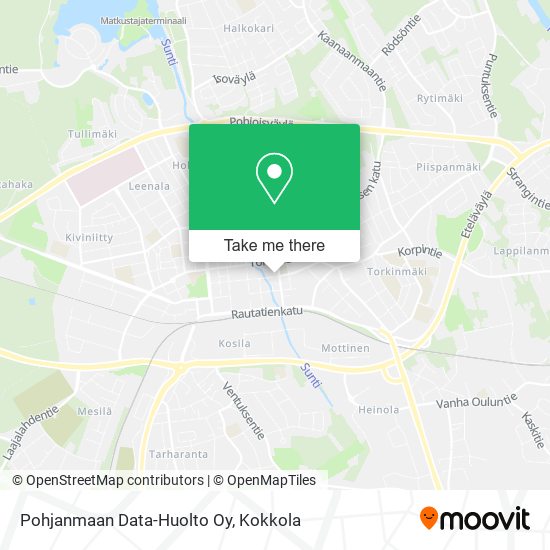 Pohjanmaan Data-Huolto Oy map