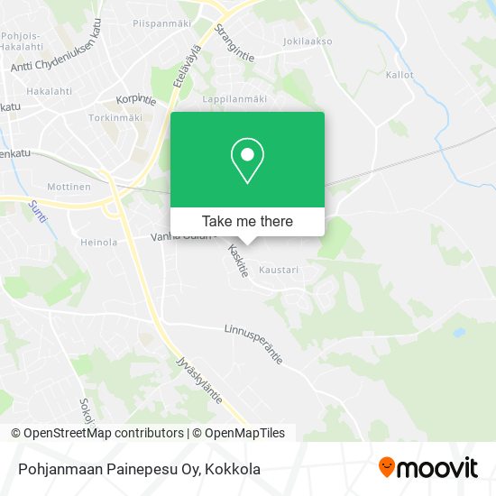 Pohjanmaan Painepesu Oy map