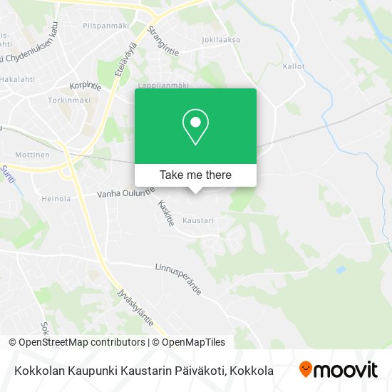 Kokkolan Kaupunki Kaustarin Päiväkoti map