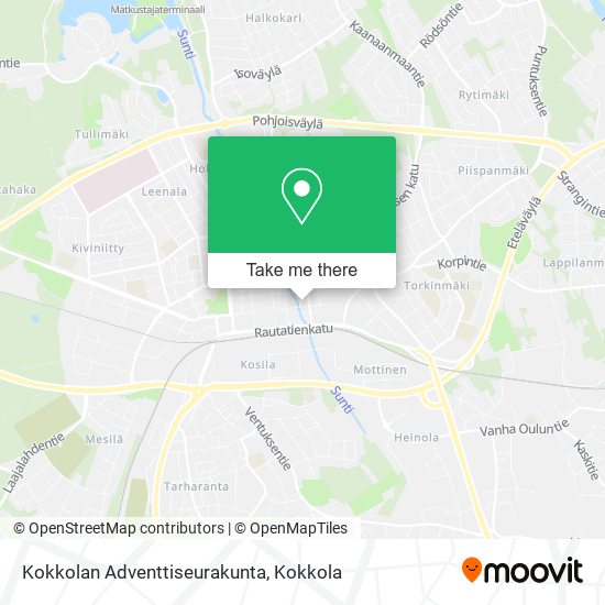 Kokkolan Adventtiseurakunta map
