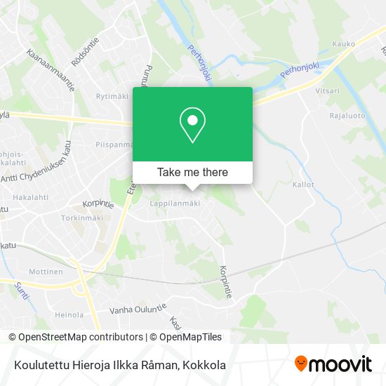 Koulutettu Hieroja Ilkka Råman map