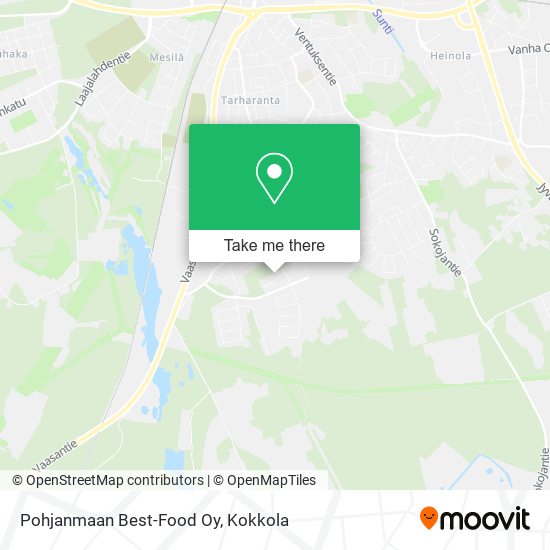 Pohjanmaan Best-Food Oy map