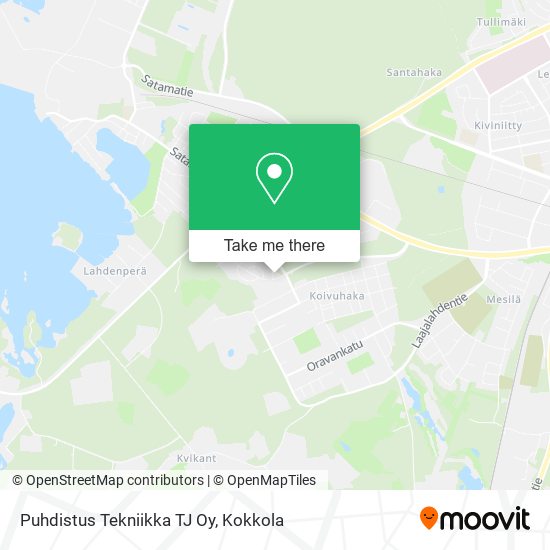Puhdistus Tekniikka TJ Oy map