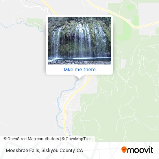 Mapa de Mossbrae Falls