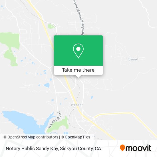 Mapa de Notary Public Sandy Kay