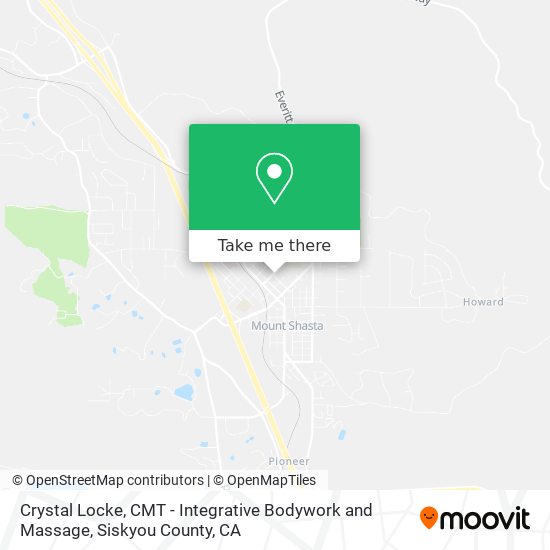 Crystal Locke, CMT - Integrative Bodywork and Massage map