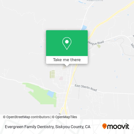Evergreen Family Dentistry map