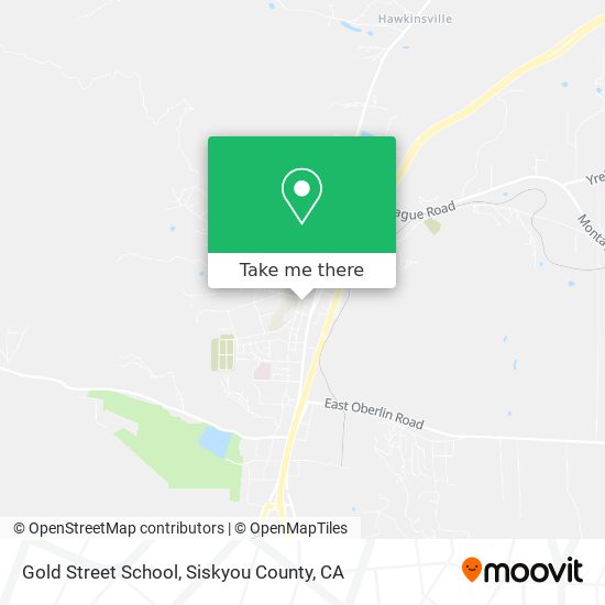 Gold Street School map