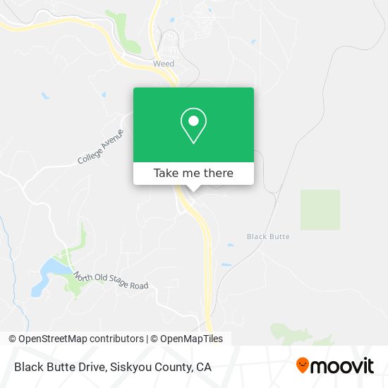 Black Butte Drive map