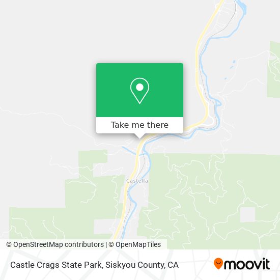 Mapa de Castle Crags State Park