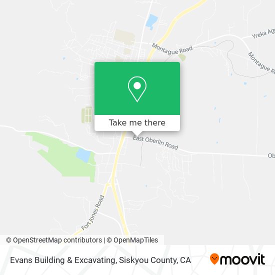 Evans Building & Excavating map