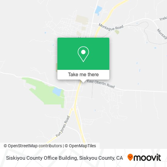 Siskiyou County Office Building map