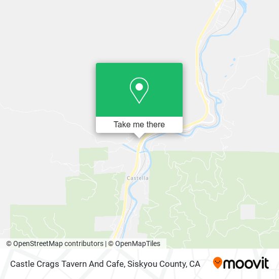 Mapa de Castle Crags Tavern And Cafe